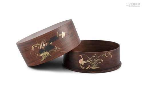 $A MOTHER-OF-PEARL INLAID WOODEN JEWELLERY BOX Vietnam, Tonk...