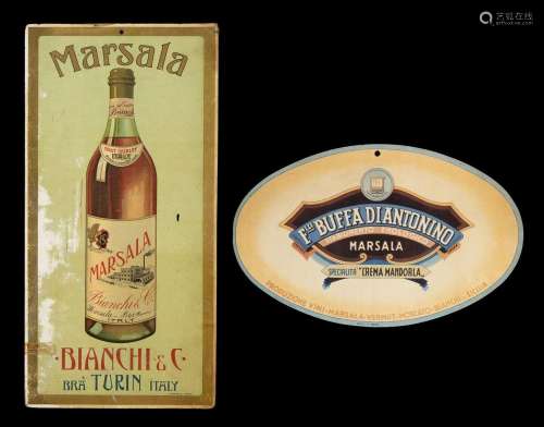 Marsala Bianchi,Buffa di Antonino: Marsala wine advertising ...