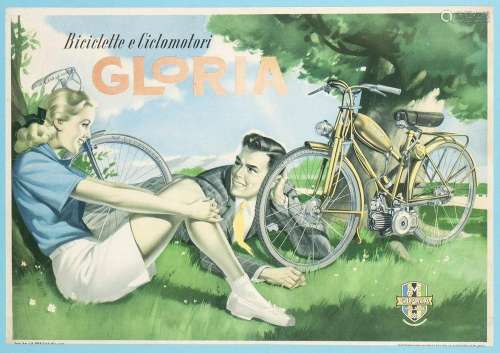 GLORIA Bicycles and mopeds: Poster