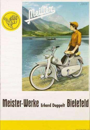 MEISTER: Motorcycle poster