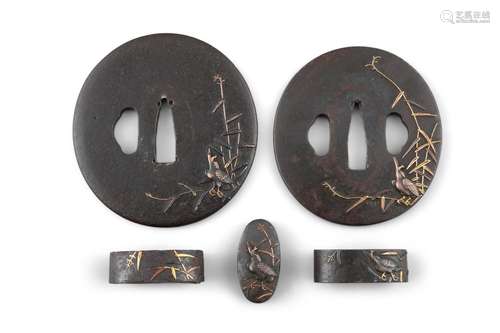 A PAIR OF DAISHO TSUBAS Japan, Edo period Both of naga maru ...