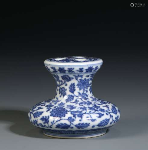 Blue And White Porcelain Incense Holder , China