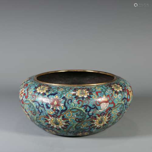 Cloisonne Water Vessel, China