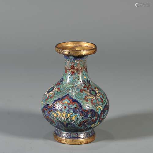 Cloisonne Small Bottle, China