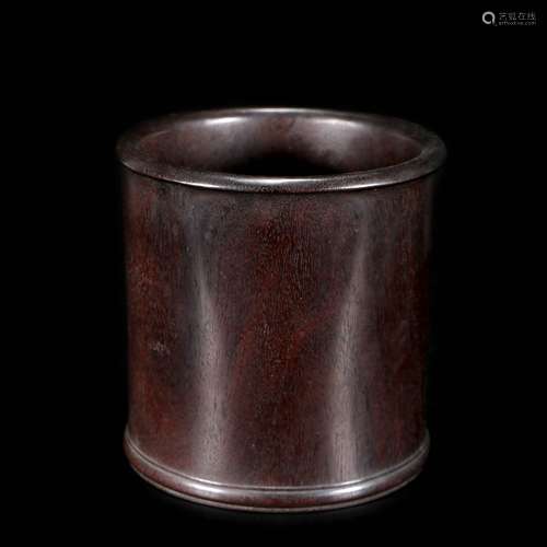 Zitan Rosewood Brush Pot, China