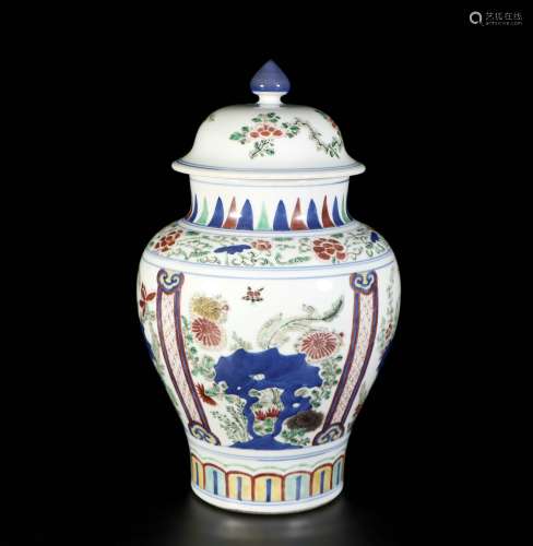 Famille Verte Porcelain General Jar, China