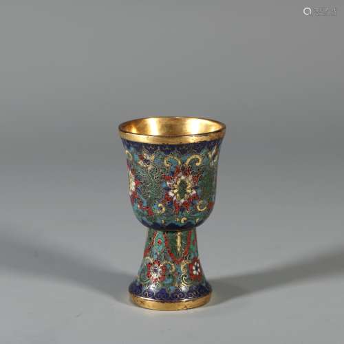 Cloisonne Wine Cup, China
