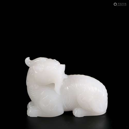 White Jade Beast Ornament , China