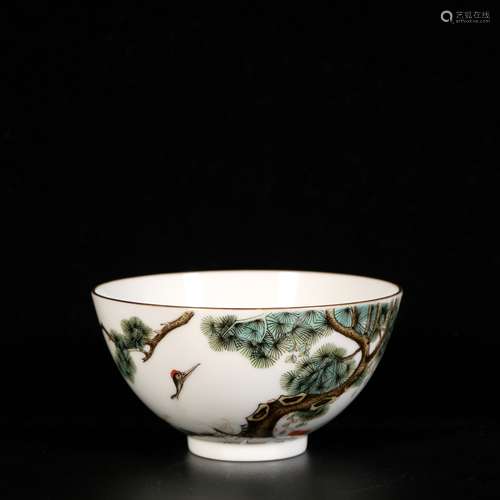 Famille Rose Porcelain Small Bowl, China