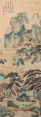 Ink Painting Of Landscape - Wang Shimin, China