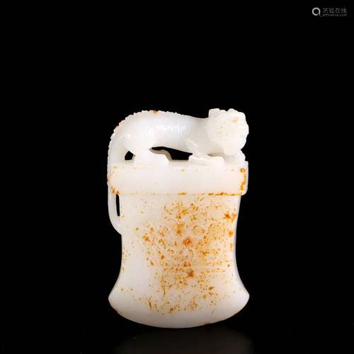 White Jade Beast Ornament , China