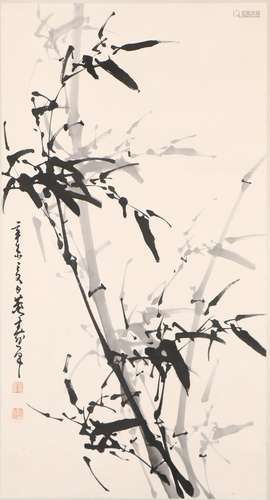 Ink Painting Of Bamboo - Dong Shouping, China