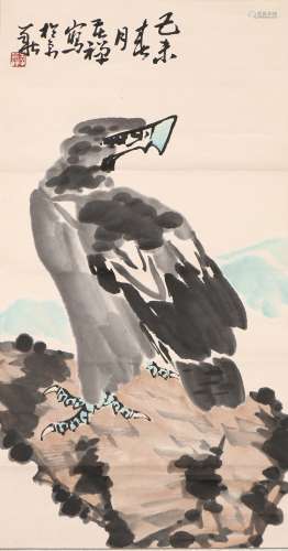 Ink Painting Of Eagle - Li Kuchan, China