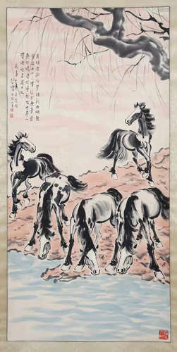 Ink Painting Of Horse - Beihong Liuxi, China