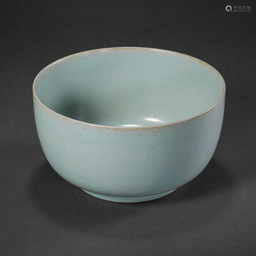 IMPERIAL WARE GREEN GLAZE POT, SONG DYNASTY, CHINA