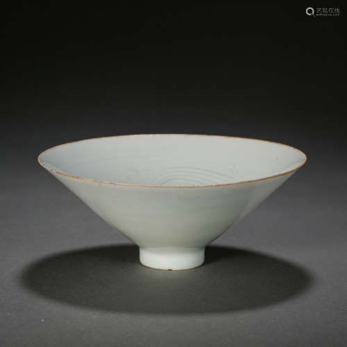CHINESE SOUTHERN SONG DYNASTY HUTIAN WARE GREEN GLAZE CARVED...