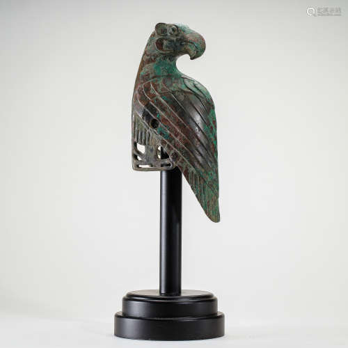 CHINESE HAN DYNASTY BRONZE BIRD