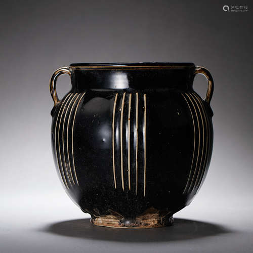 CHINESE NORTHERN SONG DYNASTY CIZHOU WARE AMPHORA