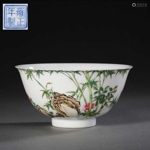 CHINESE ENAMEL BOWL FROM THE YONGZHENG PERIOD