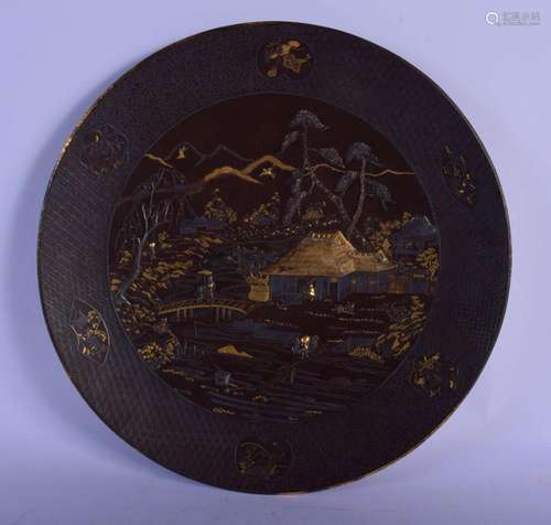 A FINE 19TH CENTURY JAPANESE MEIJI PERIOD GOLD AND SILVER IN...