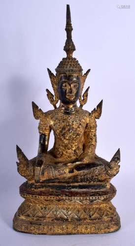 AN 18TH/19TH CENTURY THAI SOUTH EAST ASIAN GILDED AND LACQUE...