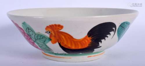 A CHINESE REPUBLICAN PERIOD PORCELAIN CHICKEN BOWL painted w...