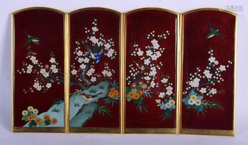 AN EARLY 20TH CENTURY JAPANESE TAISHO PERIOD ANDO CLOISONNÉ ...