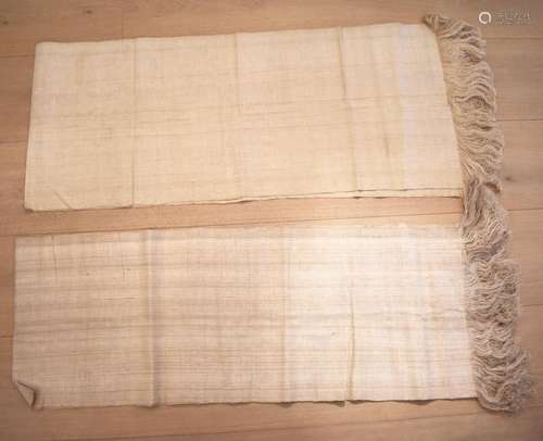 TWO: Natural Fiber Woven Rug/Cloth