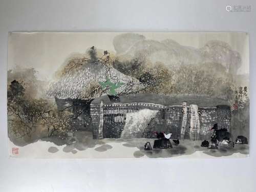 Chinese Landscape Painting by Zhao Jingyan