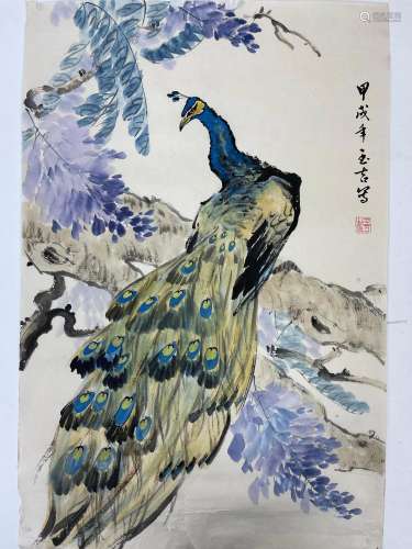 Phoenix Chinese Painting by Yuji