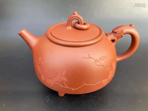 Fine Chinese Zisha Teapot Zhou Guizhen Mark with