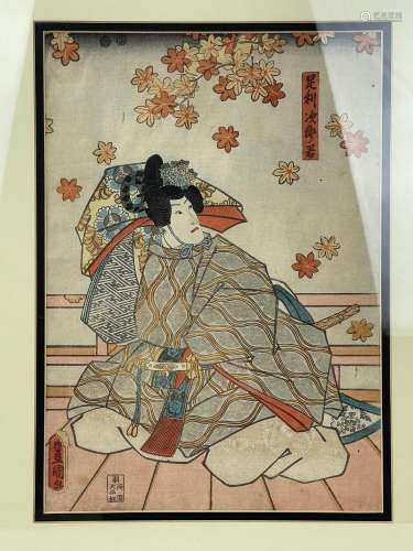 Japanese Woodblock Print Utagawa Kunisada Toyokuni III