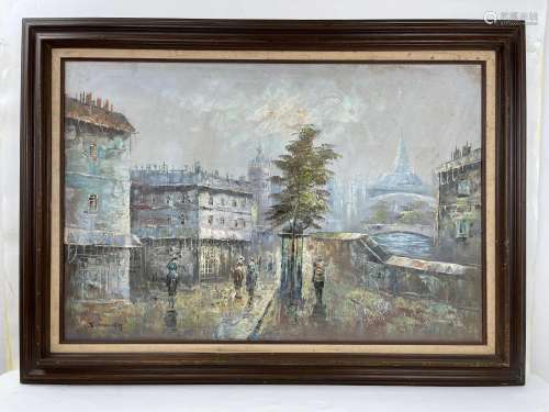 Framed Oil Painting on Cancas Signed