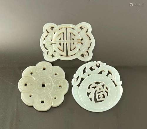 Three Chinese Carving Jades