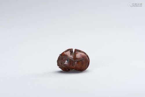 HIDARI ISSAN: A KURUMI NETSUKE