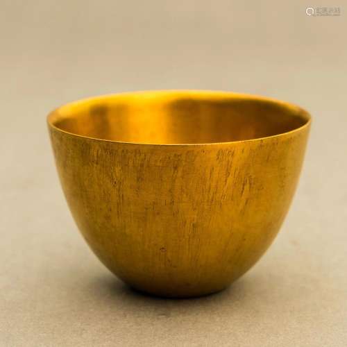 Gold Glaze Cup