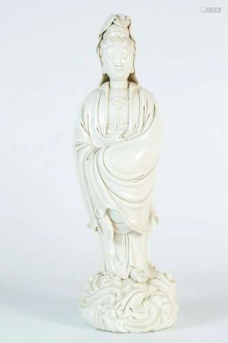 White Porcelain Statue of Avalokitesvara
