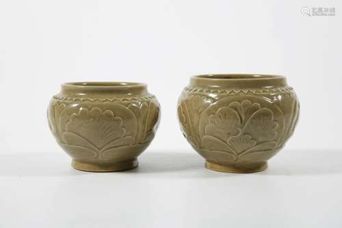 Pair Small Jars, Yaozhou Ware