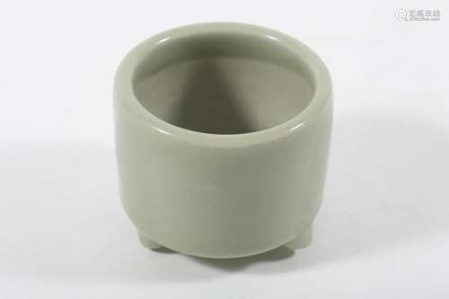 Celadon Glazed Tri-legged Censer