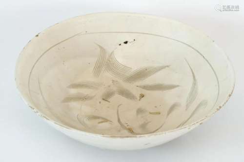 Large Engraved Bowl, Cizhou Ware