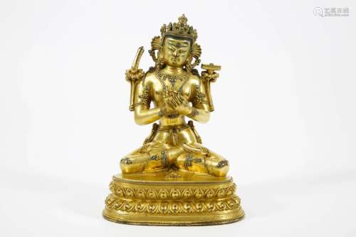 Statue of Manjusri Bodhisattva