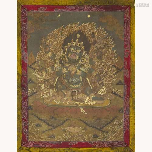 A THANGKA OF VAJRABHAIRAVA