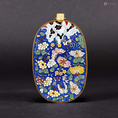 A CLOISONNE JEWERLY BOX, QIANLONG PERIOD