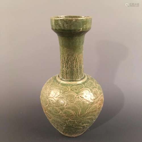 Chinese Yaozhou Kiln Bottle Vase