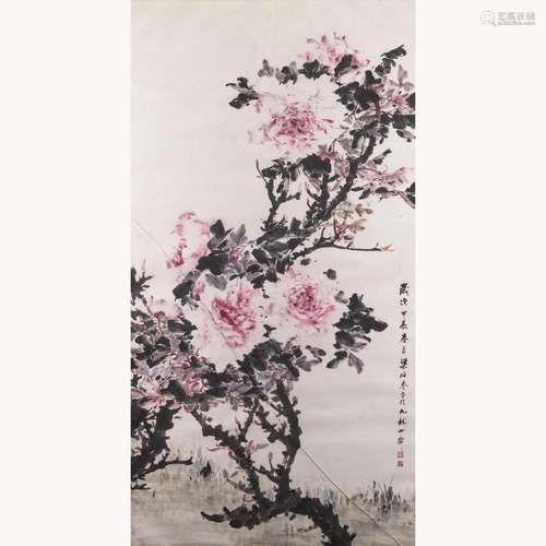 LIANG BOYU (1903-1978), PEONY