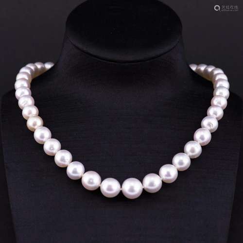 SOUTH SEA PEARL NECKLACE 14KT W/ AIGL CERTIFIED