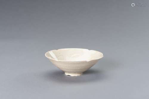 A SMALL LOBED QINGBAI BOWL