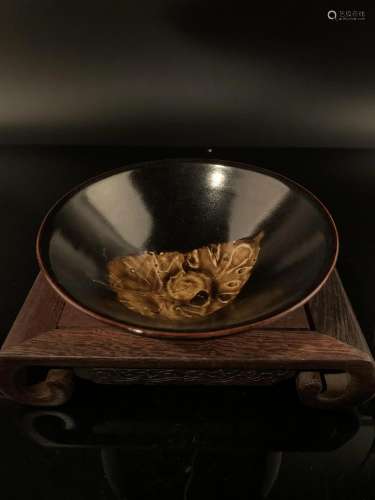 Chinese Jizhou Yao Leaf Bowl