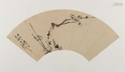 PLUM BLOSSOMS ON A BRANCH BY WEN BIAN