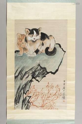 A ‘CATS’ PAINTING, AFTER XU BEIHONG